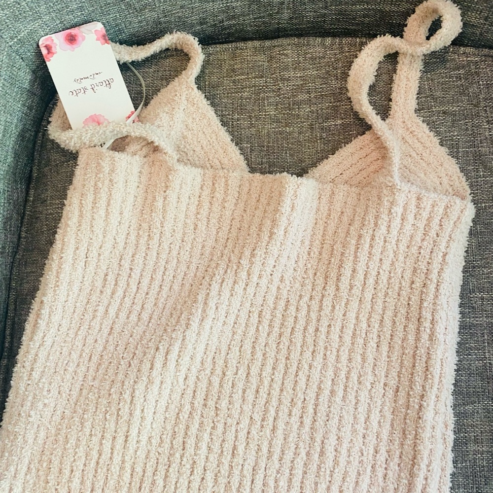 Soft sweater tank top
